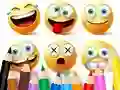 Гульня Coloring Book: Funny Emoji онлайн