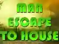 Гульня Man Escape To House онлайн