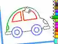 Гульня Toddler Drawing: Cute Car онлайн