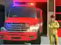 Гульня Fire Truck Driving Simulator онлайн