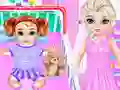 Гульня Little Elsa Caring Day онлайн
