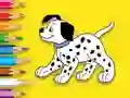 Гульня Coloring Book: Cute Spotted Dog онлайн
