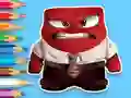Гульня Coloring Book: Inside Out Angry онлайн