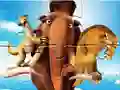 Гульня Jigsaw Puzzle: Ice Age Adventures онлайн