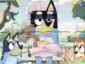 Гульня Jigsaw Puzzle: Bluey Play Time онлайн