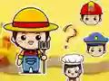 Гульня Kids Quiz: Job Challenge 3 онлайн