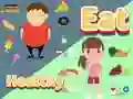 Гульня Kids Quiz: Eat Healthy онлайн