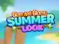 Гульня Glam And Glossy Summer Look онлайн