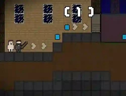 Гульня Baby Noob Vs Heroman 2 Player онлайн