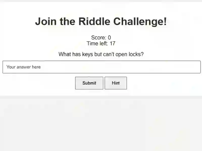 Гульня Riddle Challenge онлайн