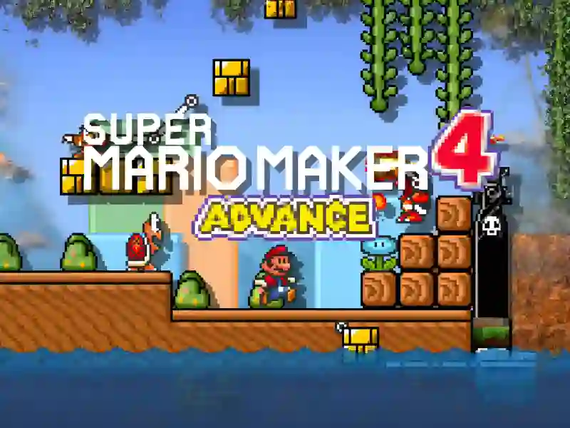 Гульня Super Mario Maker 4 онлайн