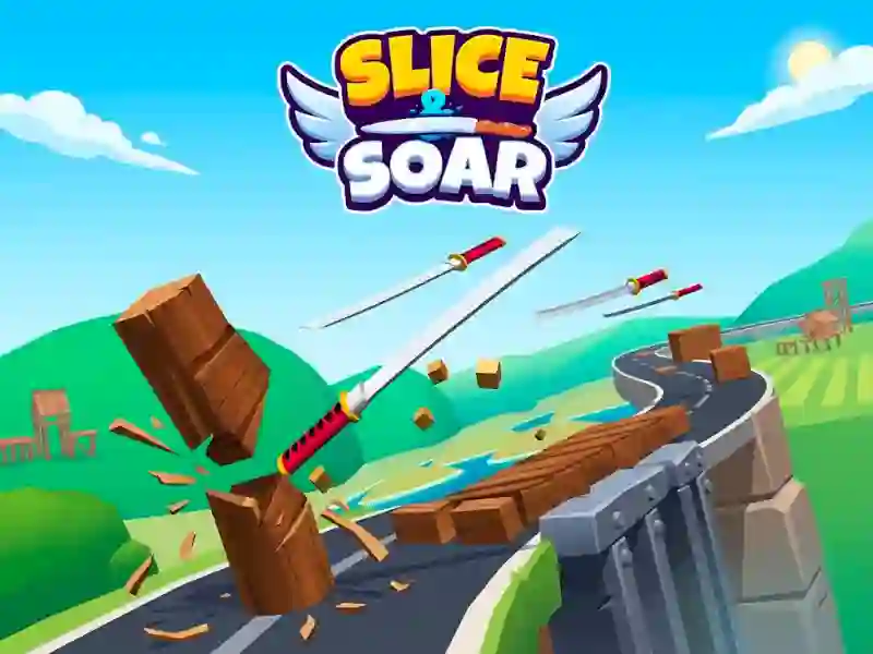 Гульня Slice & Soar онлайн