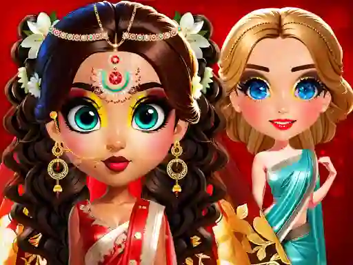 Гульня Asoka Makeup Indian Bride онлайн