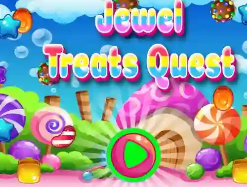 Гульня Jewel Treats Quest онлайн