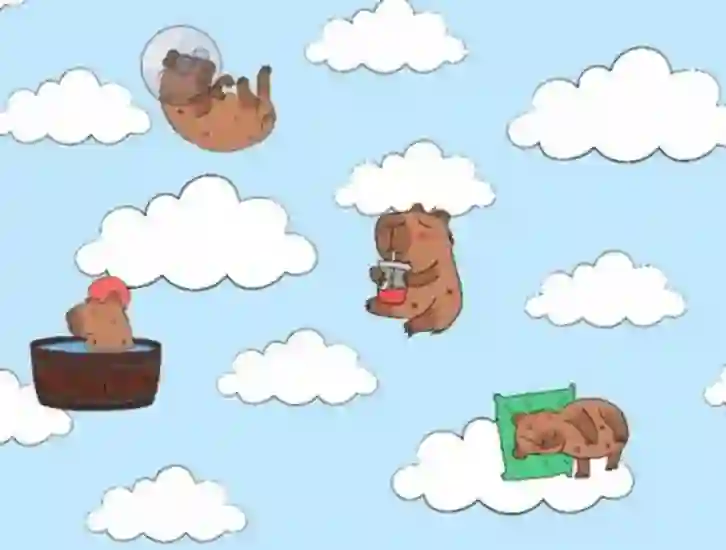Гульня 100 Hidden Capybaras онлайн