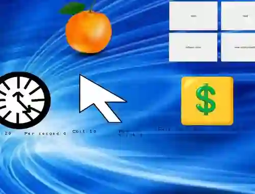 Гульня Mandarine Clicker онлайн