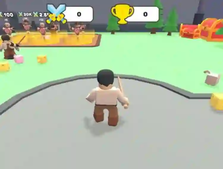 Гульня Robby Battle Arena онлайн