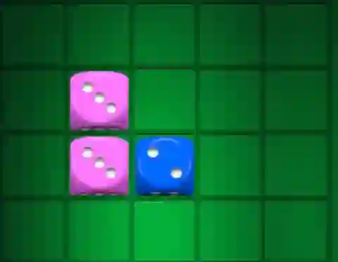 Гульня Dice Merge онлайн
