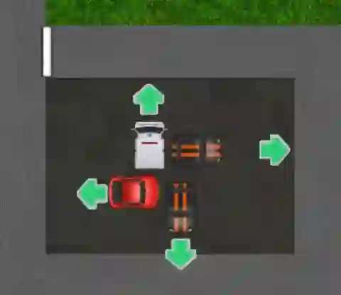Гульня Parking Car онлайн