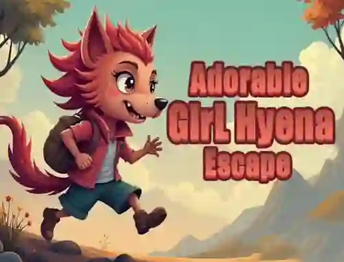 Гульня Adorable Girl Hyena Escape онлайн