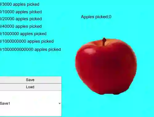 Гульня Red Apple Clicker онлайн