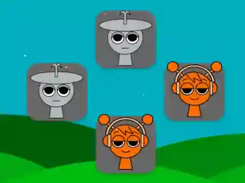 Гульня Sprunki Pairs онлайн