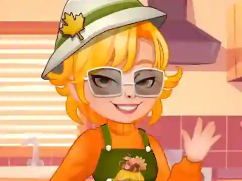 Гульня Roxie's Kitchen Thanksgiving Cupcake онлайн