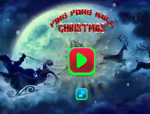 Гульня Ping Pong Ball Christmas онлайн