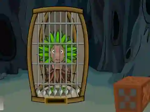 Гульня Cave Tribal Girl Rescue онлайн