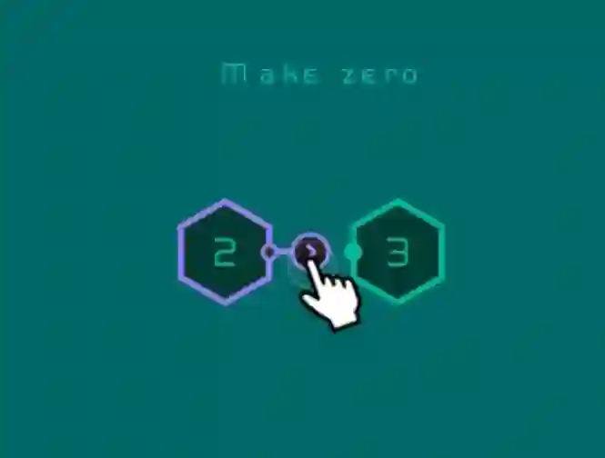 Гульня Make Zero онлайн