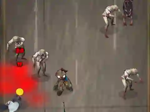 Гульня Zombie Defense Survival онлайн