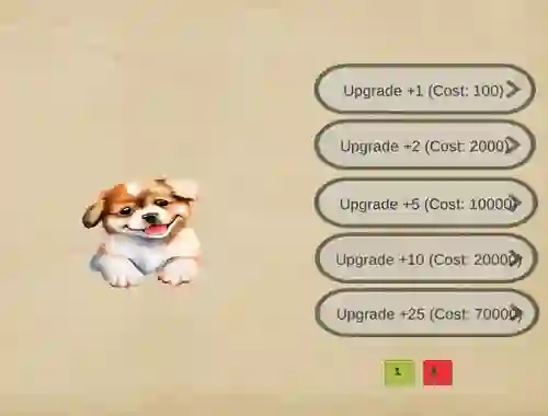 Гульня Dog Clicker онлайн