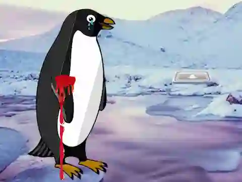 Гульня Heal the Wounded Penguin онлайн