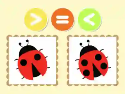 Гульня Kids Quiz: More Or Fewer онлайн