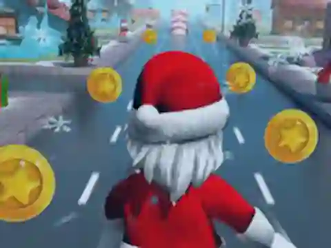 Гульня Santa Roblox Running онлайн