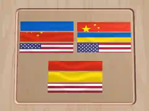 Гульня Flag Puzzle Jam: Collect Flags онлайн