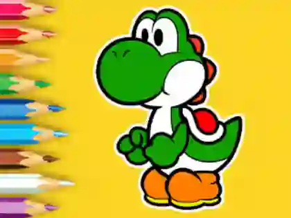 Гульня Coloring Book: Yoshi Fishing Day онлайн
