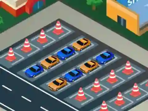 Гульня Car Park Sort онлайн
