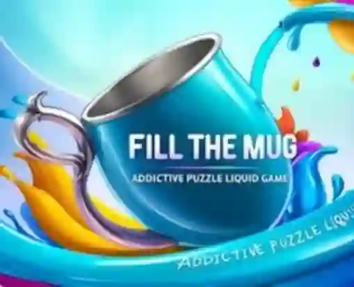 Гульня Fill the Mug Addictive Puzzle Liquid Game онлайн