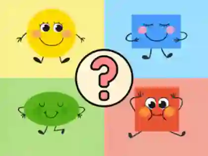 Гульня Kids Quiz: Shapes Fun онлайн