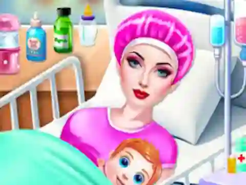 Гульня Pregnant Mom Newborn Care онлайн