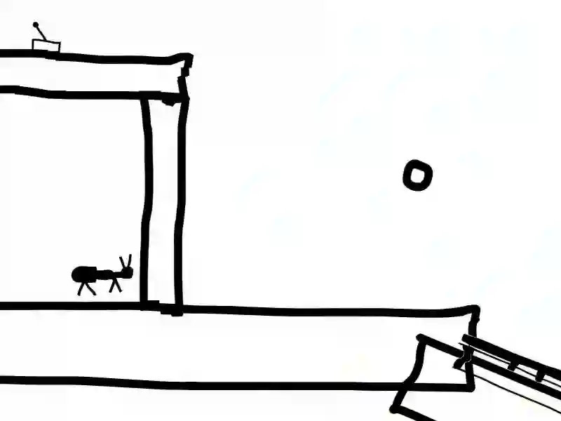 Гульня Paper Ant онлайн