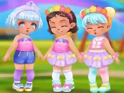Гульня Toddie LOL Look онлайн