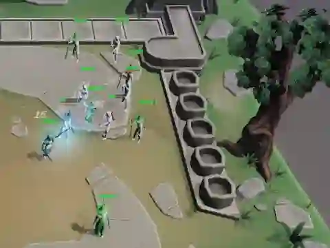 Гульня Attack Stages онлайн
