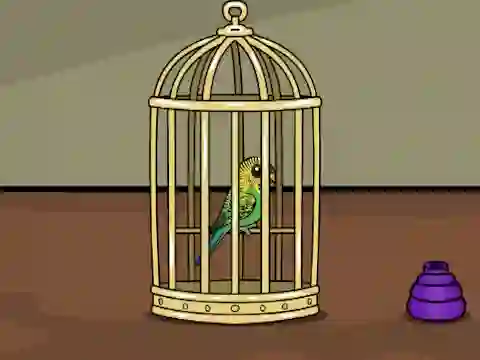Гульня Green Budgie Escape онлайн