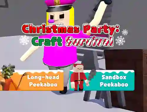 Гульня Christmas Party: Craft Survival онлайн
