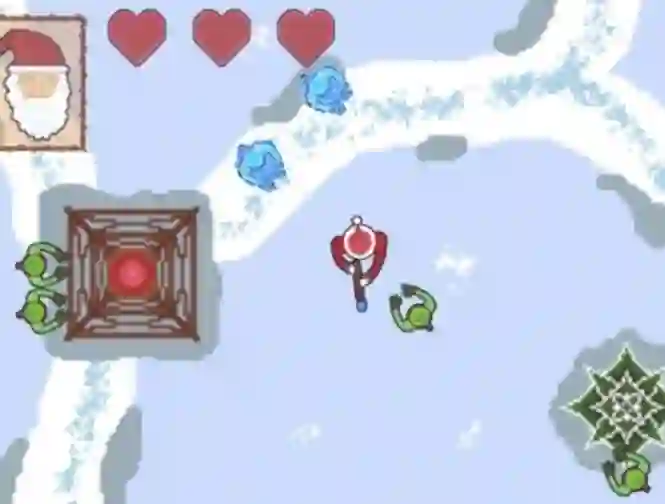 Гульня Zombie Apocalypse on Christmas онлайн