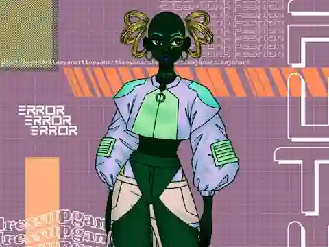 Гульня Pastel Cyberpunk онлайн