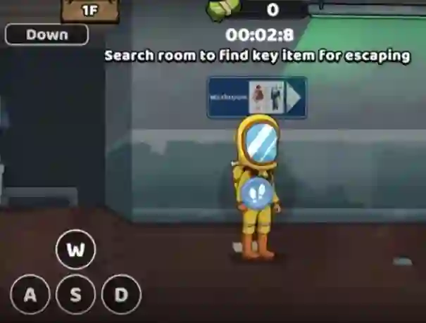 Гульня Escape Room Mystery Key 2 онлайн