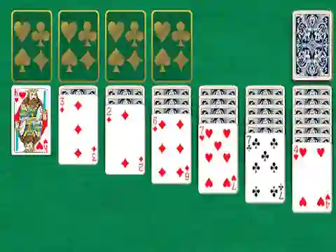 Гульня Klondike Classic Solitaire онлайн